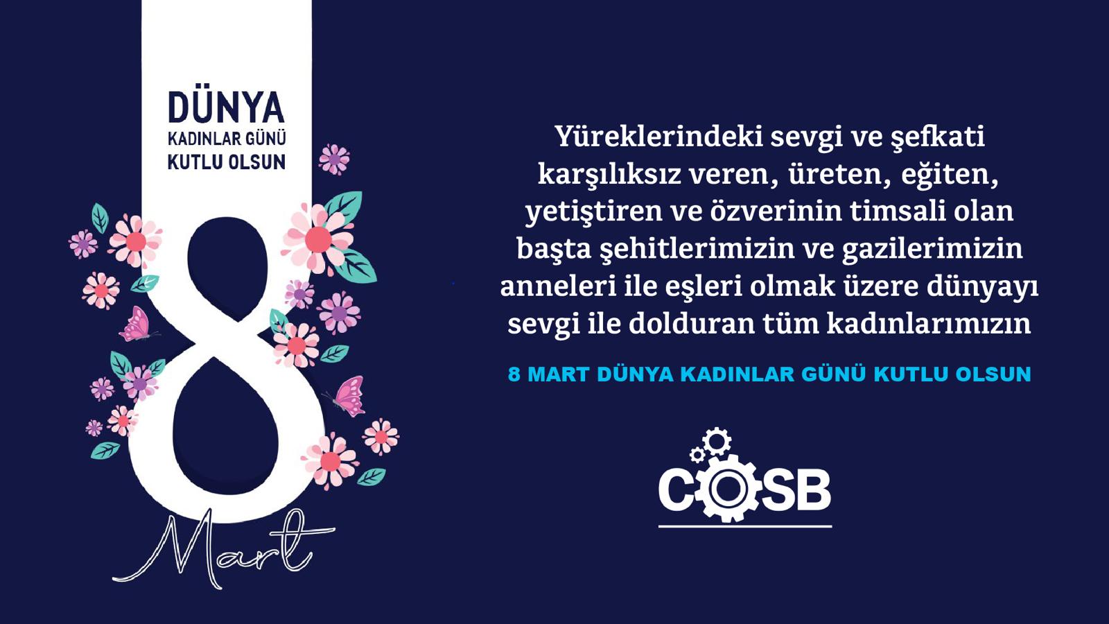 8 Mart Dünya Kadınlar Günü Mesajı